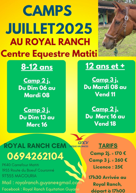 Programme Camps Juillet 2025