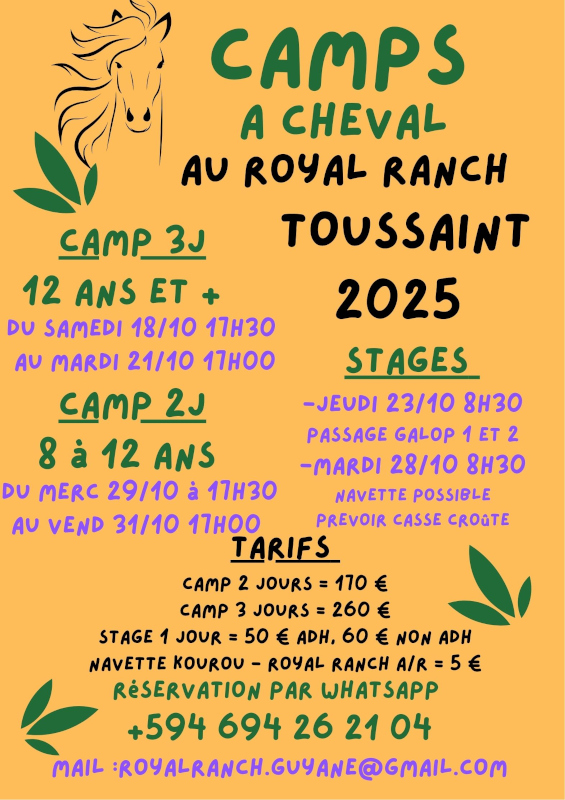 Camps Toussaint 2025