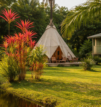Lodges et hébergements insolites au Royal Ranch Nature Évasion en Guyane au cœur de la nature tropicale